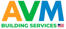 AVM building services Commercial Cleaning Atlanta Janitorial Services Georgia logo