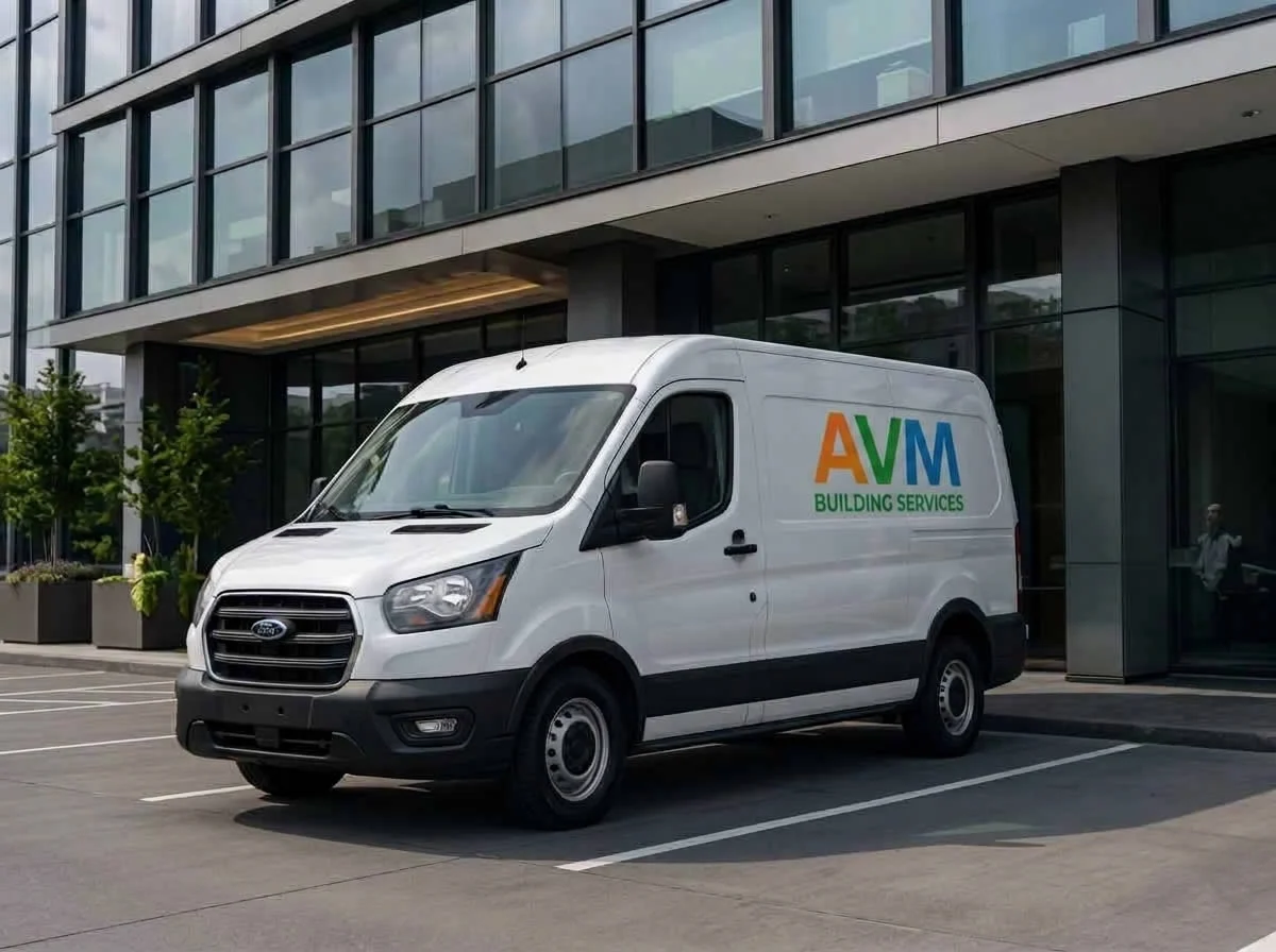 avm building cleaning services van